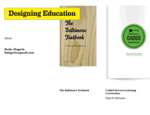 Tablet Screenshot of designing-education.com